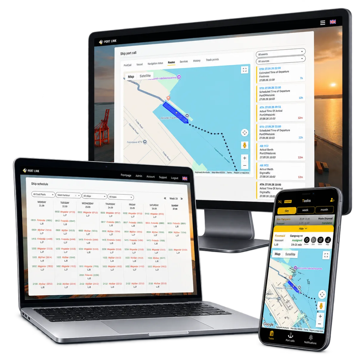 PortLink - digital driftplattform för hamntjänster